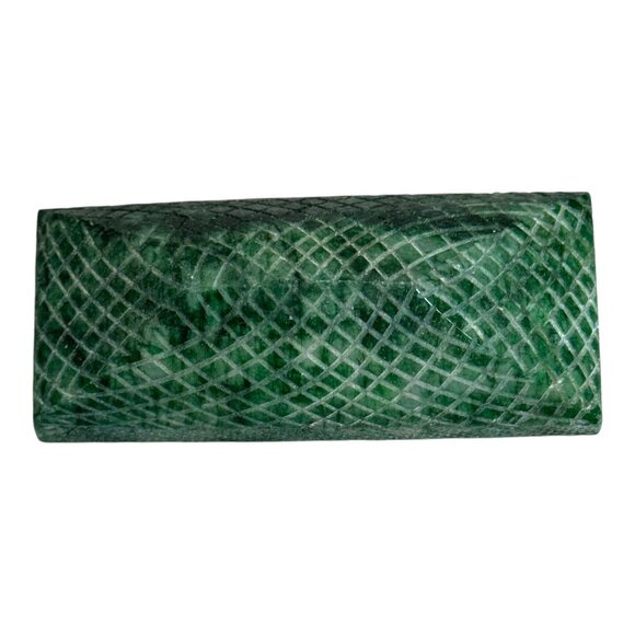 Natural Emerald Carved Rectangular Gemstone 79x35x25mm 111.62g 560 Carats - Picture 2 of 8
